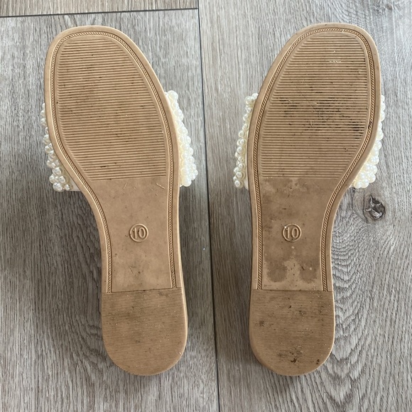 a new day Jasmine Pearl Slide Sandals with memory foam insole - Picture 3 of 6
